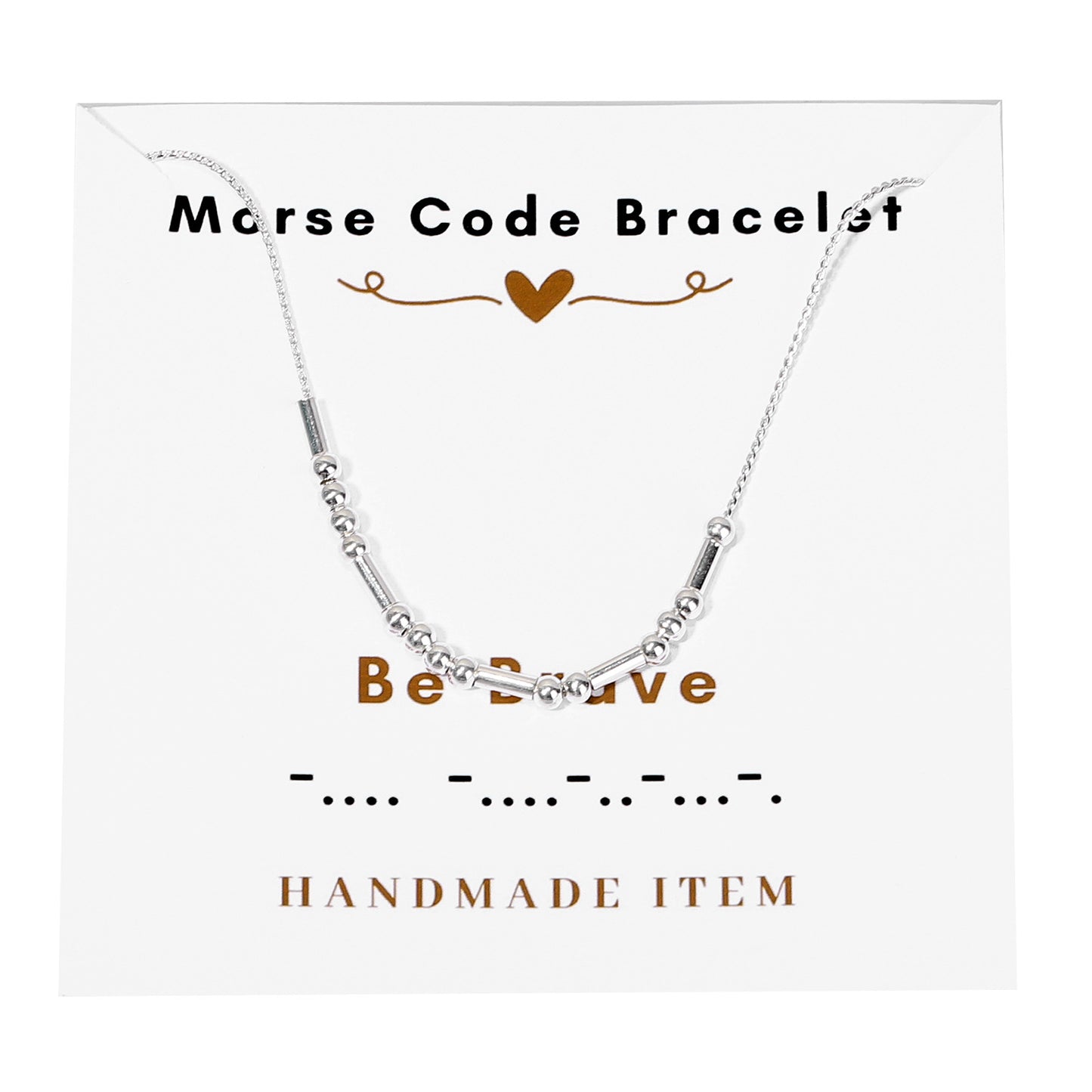 Morse code necklace