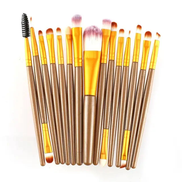 15pcs/set Makeup Brushes