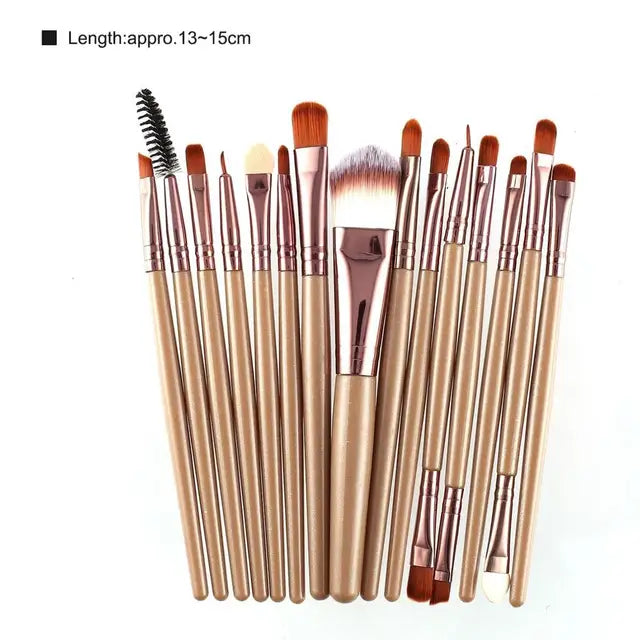 15pcs/set Makeup Brushes