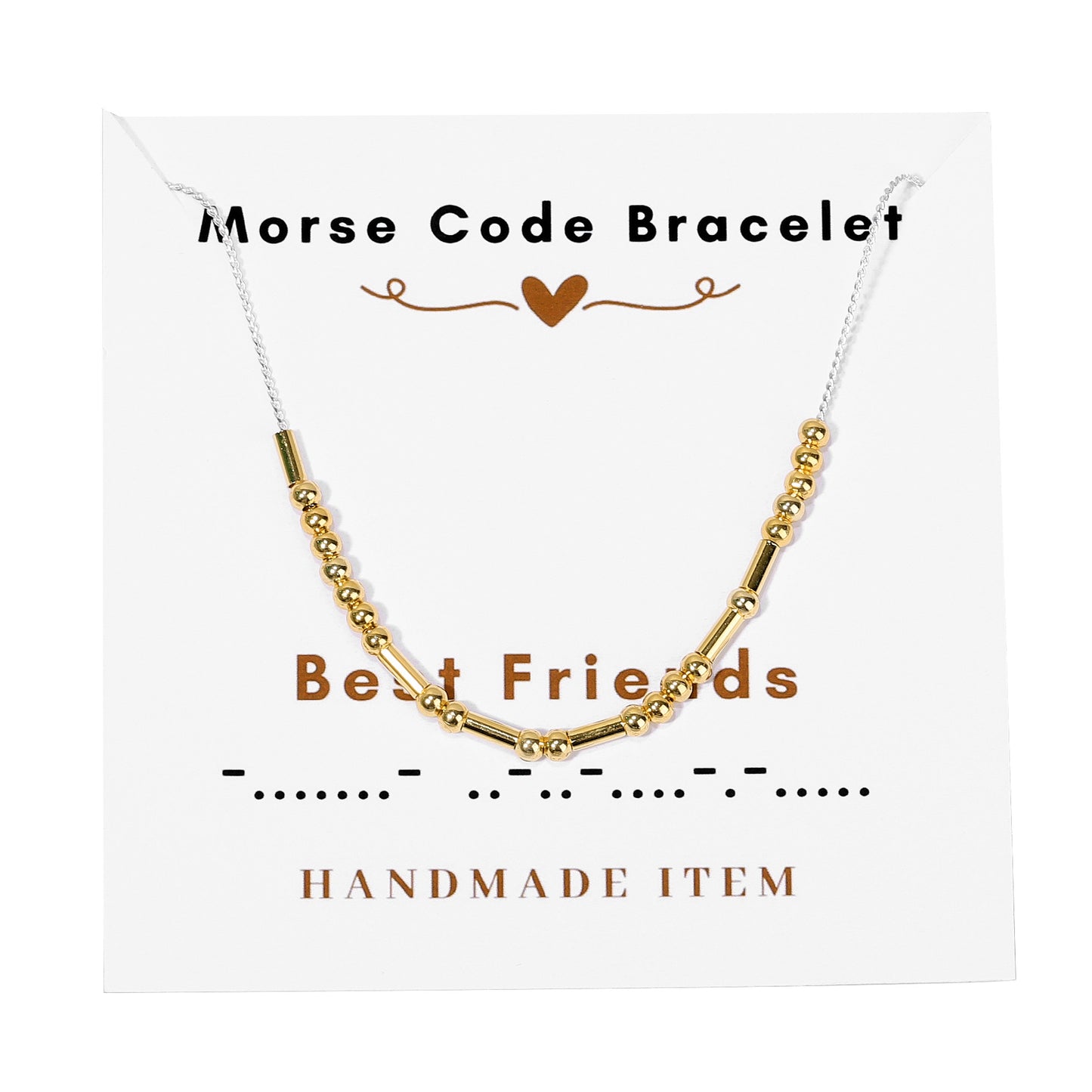 Morse code necklace