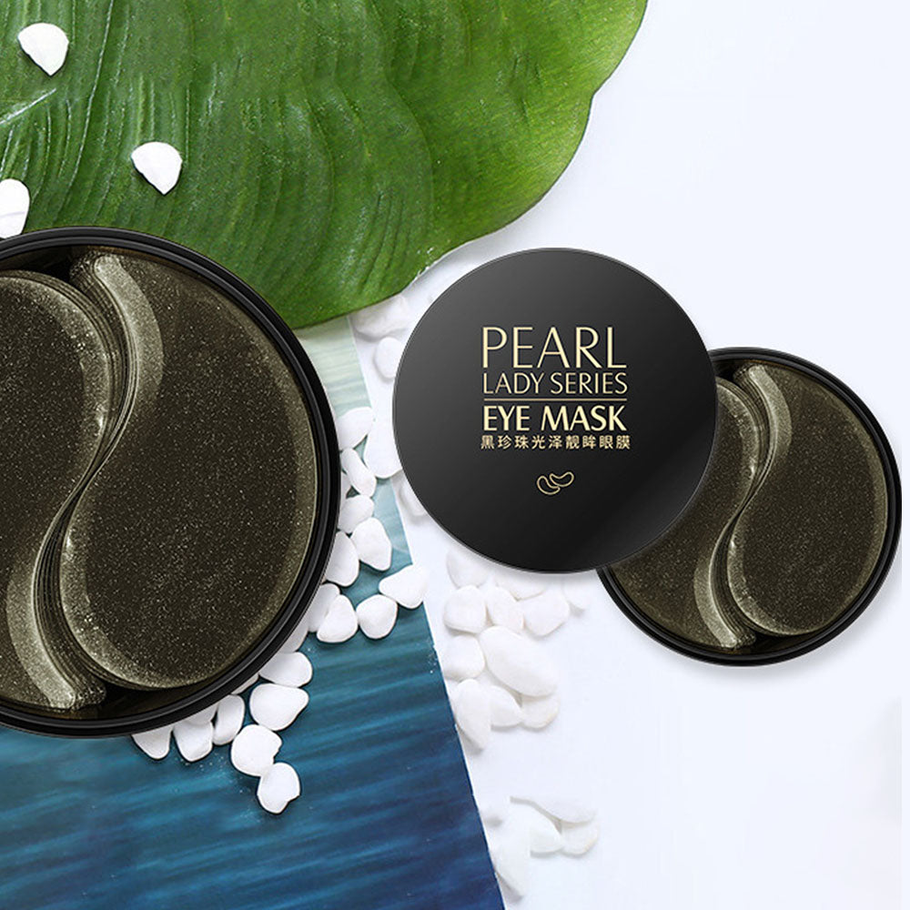 Black Pearl, gel eye patches, Collagen Mask Natural Moisturizing