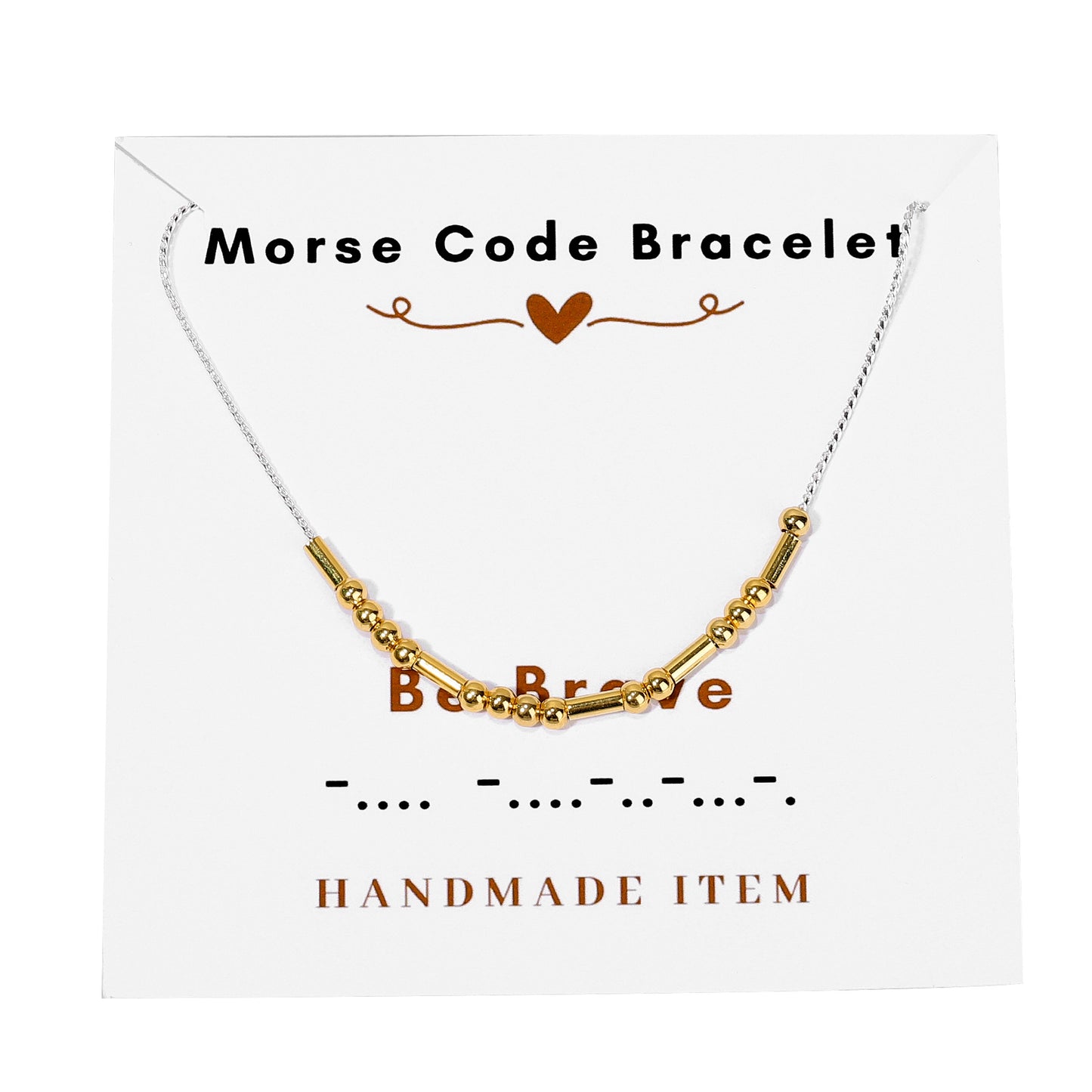 Morse code necklace