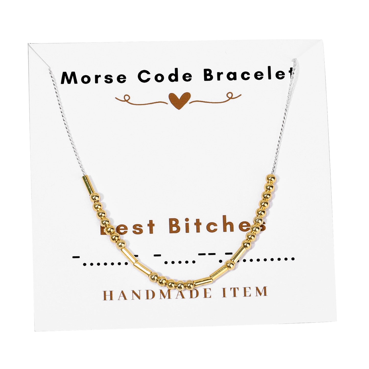 Morse code necklace