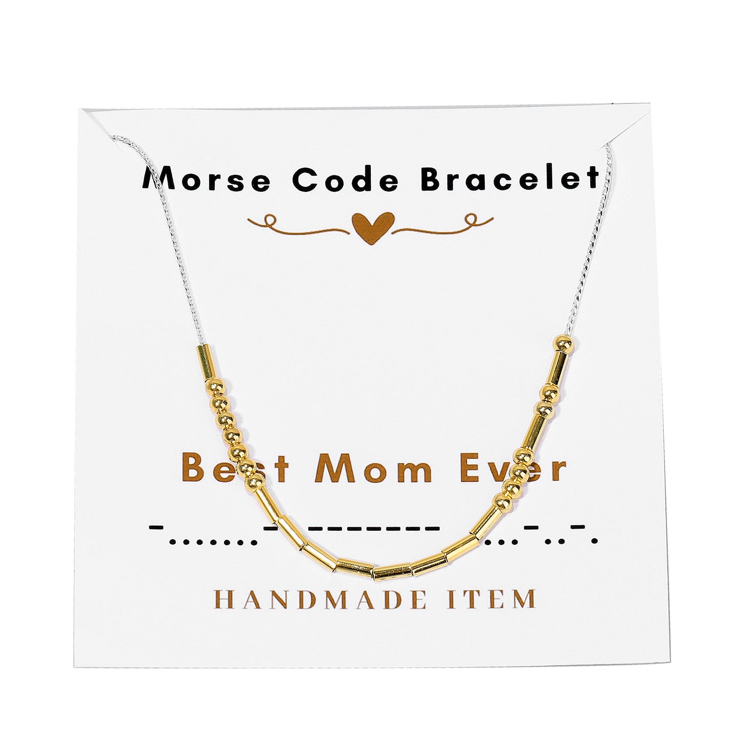 Morse code necklace