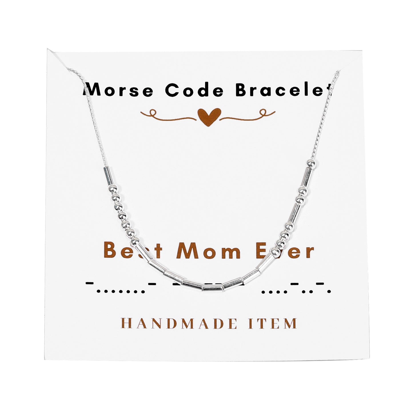 Morse code necklace