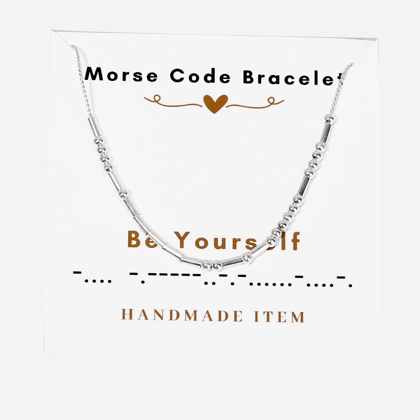 Morse code necklace