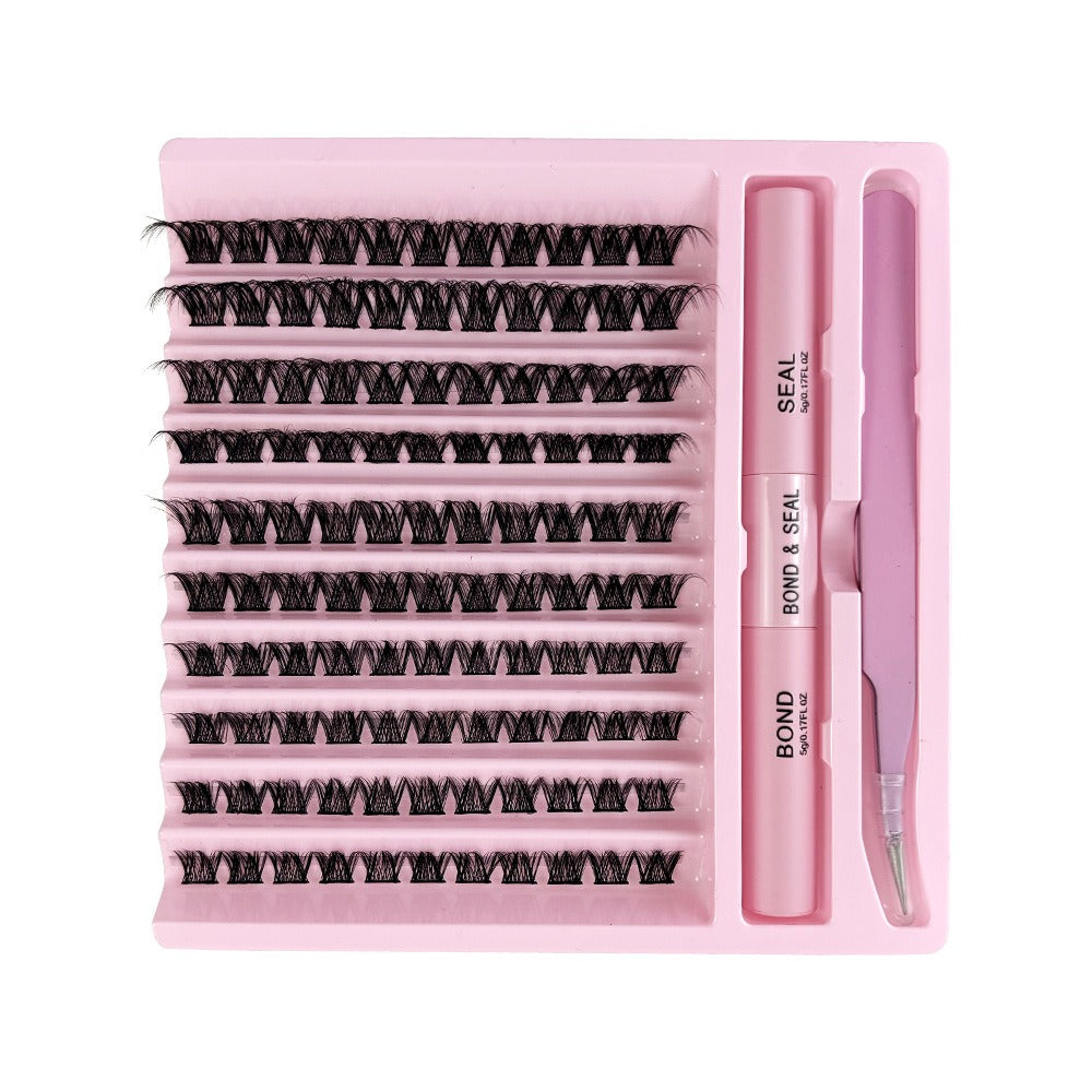 Cluster eyelash set