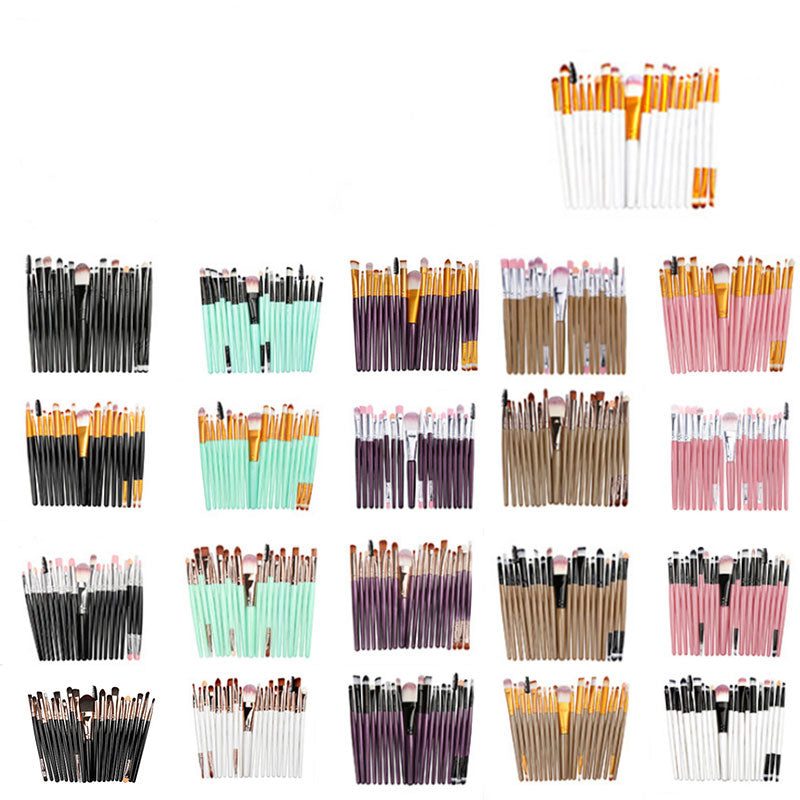 20 eye makeup brushes