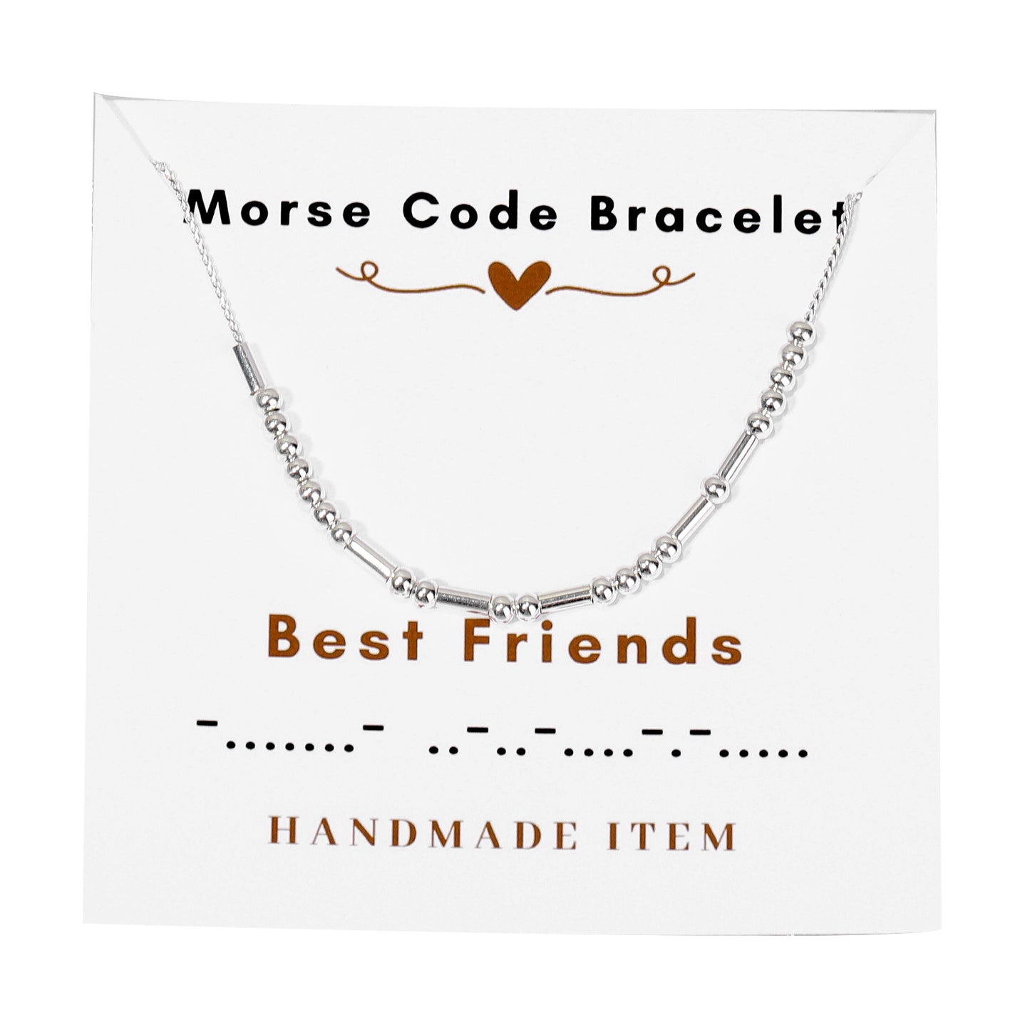 Morse code necklace