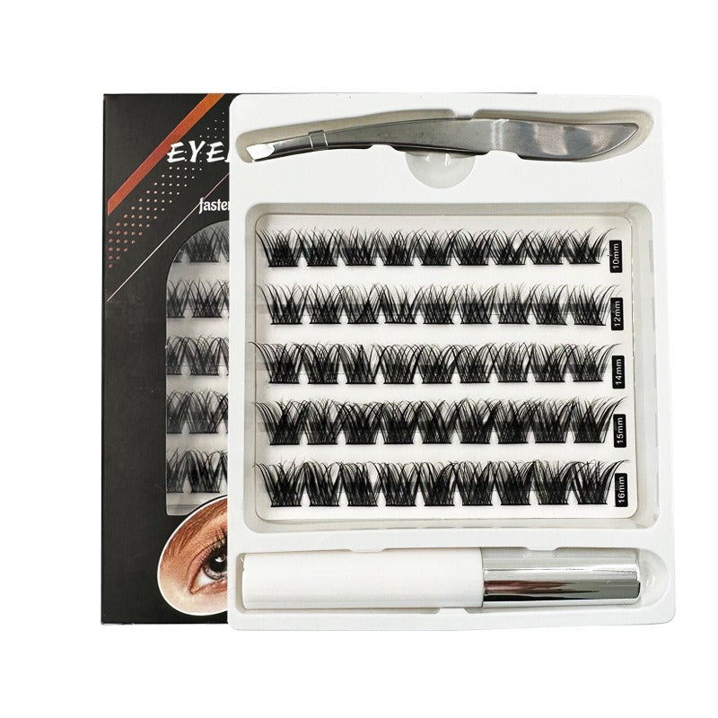 Cluster eyelash set