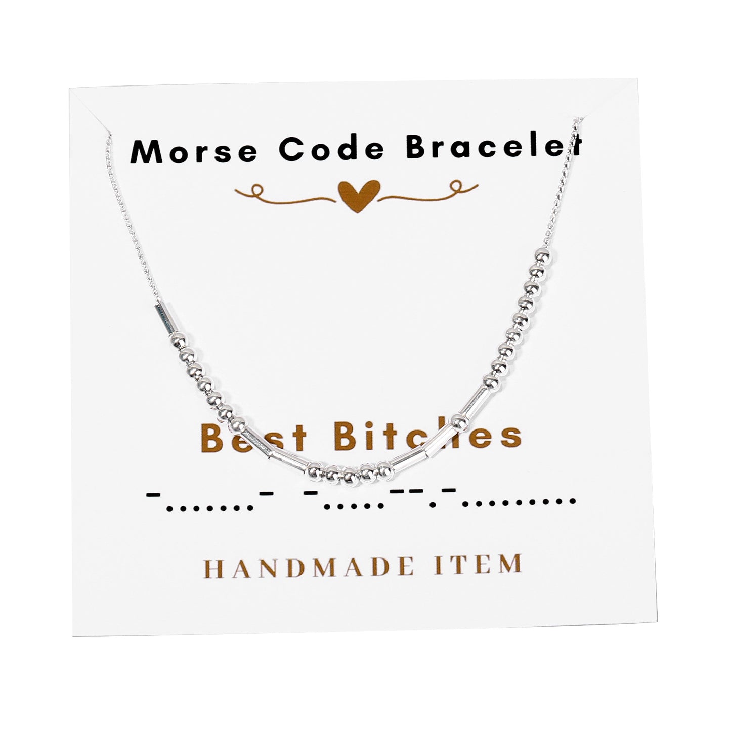 Morse code necklace