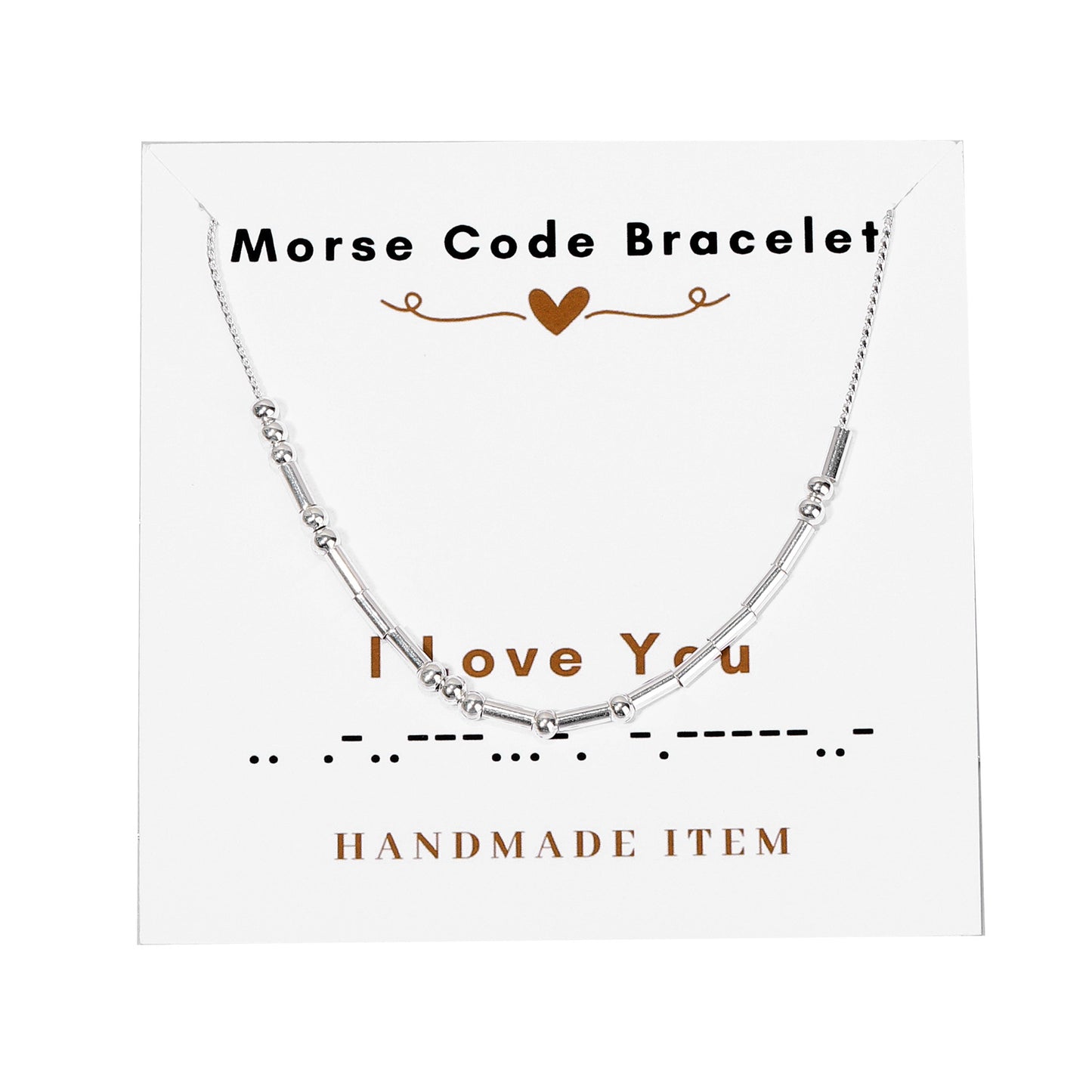 Morse code necklace