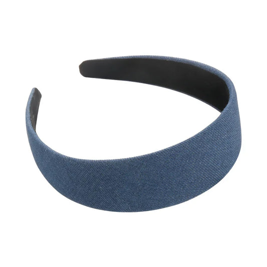 Retro Wide Edge Denim Headband