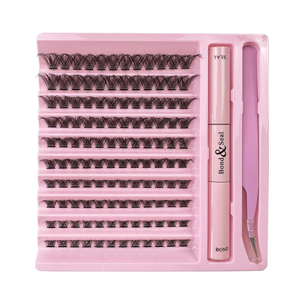 Cluster eyelash set