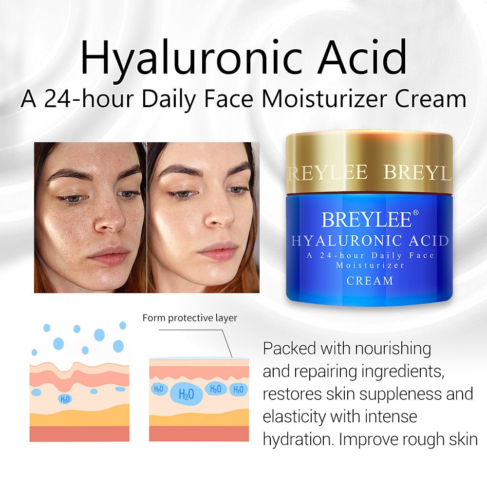 BREYLEE Face Cream Hyaluronic Acid Moisturizing Day Cream