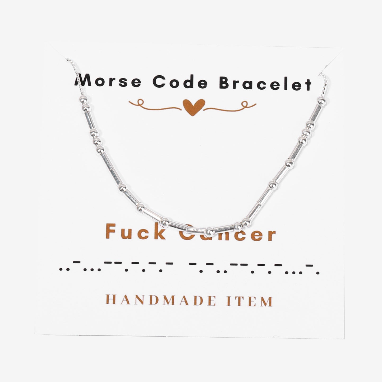 Morse code necklace