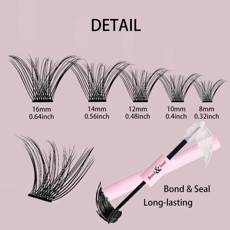 Cluster eyelash set